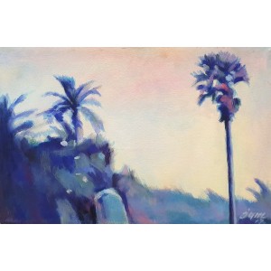 Jam Dipper, 12 x 18 Inch, Acrylic on Canvas, Landscape Painting, AC-JMD-001